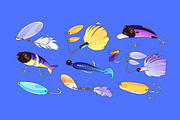 Fishing lure, angler tackle set, an Object Illustration by PaperTrident (Thumbnail 2 of 4)