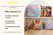 Geometric Mosaic Seamless Patterns, a Pattern Graphic by Ninterints (Thumbnail 3 of 10)