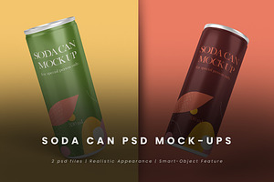 Soda Can PSD Mock-Up