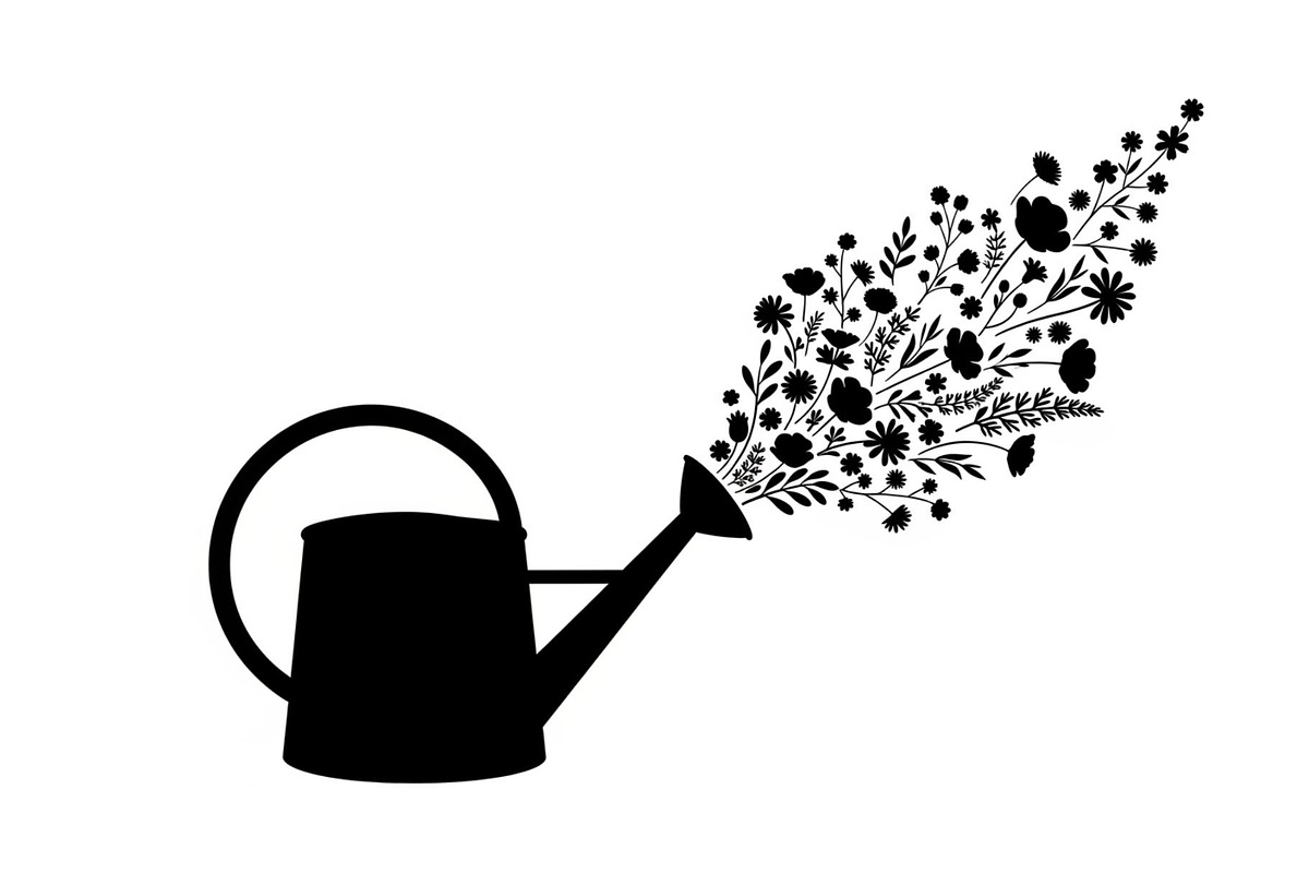 Floral Watering Can Design Bundle, an Illustration by Gaye Art (Photo 28 of 31)