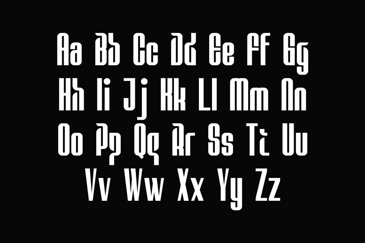 Battdoor Condensed Creative Sans, a Sans Serif Font by Artiveko (Photo 3 of 8)