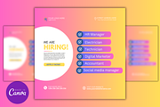 We Are Hiring Canva Design Template, a Social Media Template by Mishek Munene (Thumbnail 2 of 3)