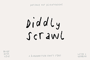 Diddly Scrawl – Picture Book Font, a Handwritten Font by Roooar Studio (Thumbnail 1 of 6)