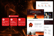 Intelligent SaaS Platform Website, a Landing Page Template by Font Kingdom (Thumbnail 3 of 5)
