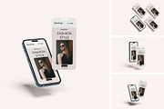 smartphone and screen mockups, an iPhone Mockup by zpackcreative (Thumbnail 1 of 5)