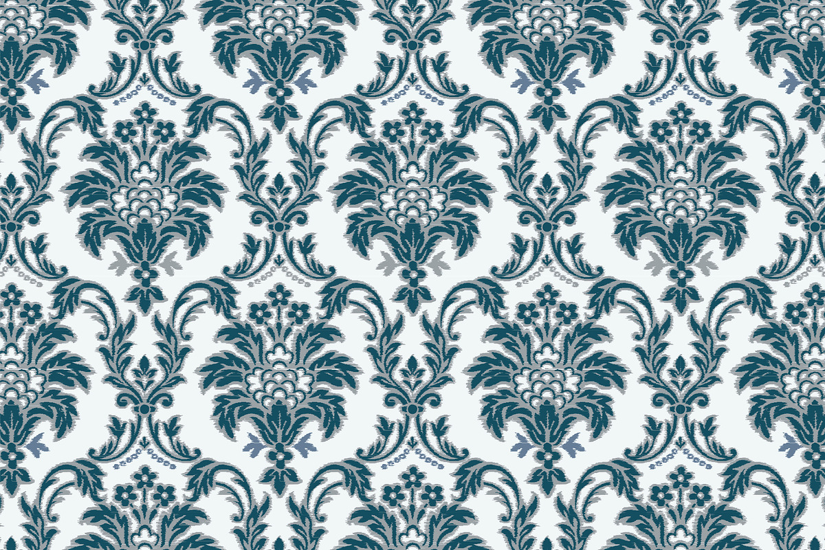 IKAT Damask Print & Motifs, a Pattern Graphic by ASTUDIO (Photo 4 of 6)