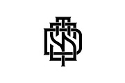 Monogram Letter DTS TSD STD Logo, a Branding & Logo Template by Buqancreative (Thumbnail 2 of 4)