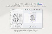 Line Art Winter Floral Decorations, a Decorative Illustration by La Petite Line Art (Thumbnail 11 of 15)