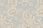 3 Floral paisley seamless wallpaper, a Wallpaper Graphic by antalogiya (Thumbnail 8 of 8)