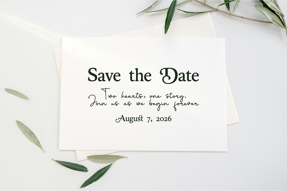 Dreamy Antiqua Serif Script Font Duo, a Script Font by gafaroff studio (Photo 2 of 8)