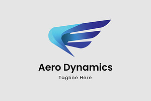Aero Dynamics Wing Logo Template, a Branding & Logo Template by Walldecorated
