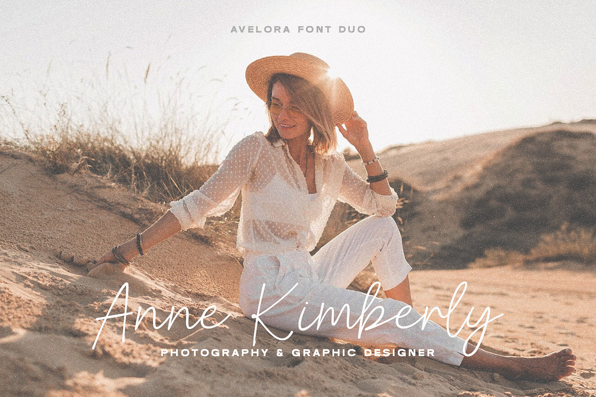 Avelora - Elegant Script & Sans Font, a Font by Hasbi Creative (Photo 4 of 11)