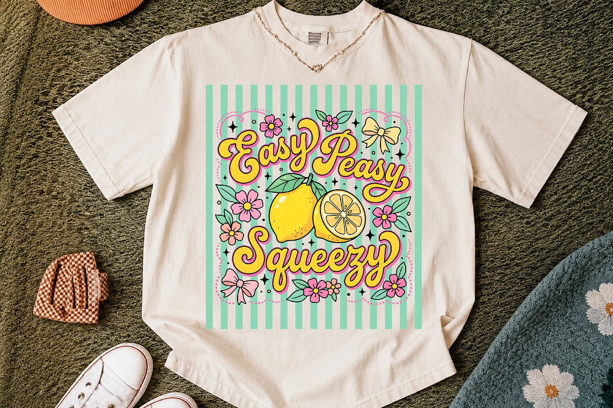 Easy Peasy Squeezy Lemon and Orange, a Person Illustration by Libby Wishes (Photo 2 of 3)