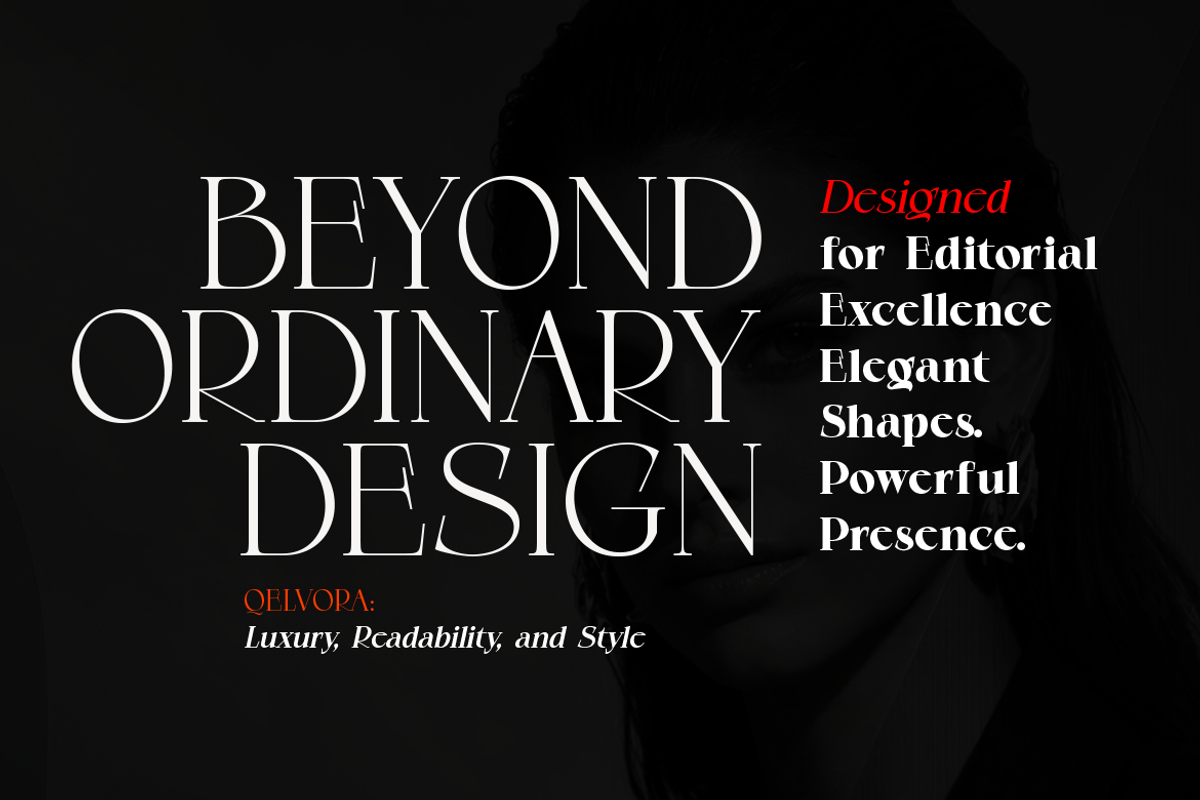 Qelvora Serif Font Family, a Serif Font by artisans (Photo 3 of 7)