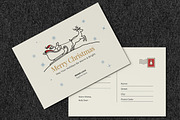 Christmas Holiday Postcard, a Card Template by MightyDesign (Thumbnail 2 of 6)