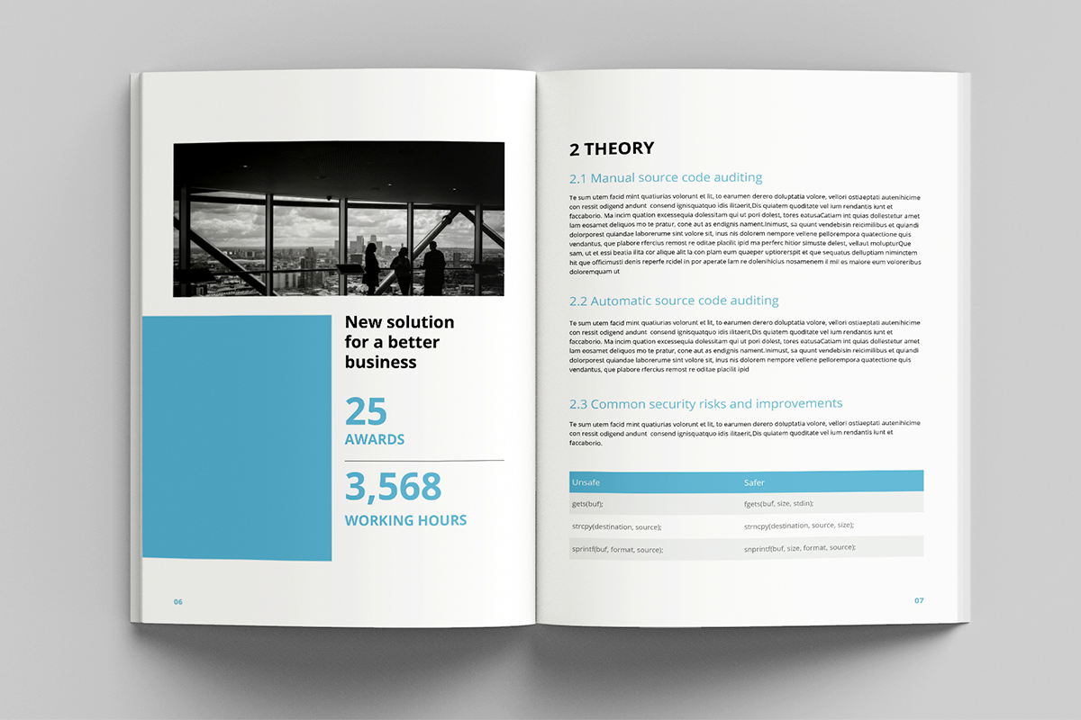 White Paper Brochures, a Brochure Template by azadcsstune (Photo 4 of 15)