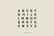 Batu and Bata : Block Vintage Font, a Font by Maybe This Color (Thumbnail 3 of 4)