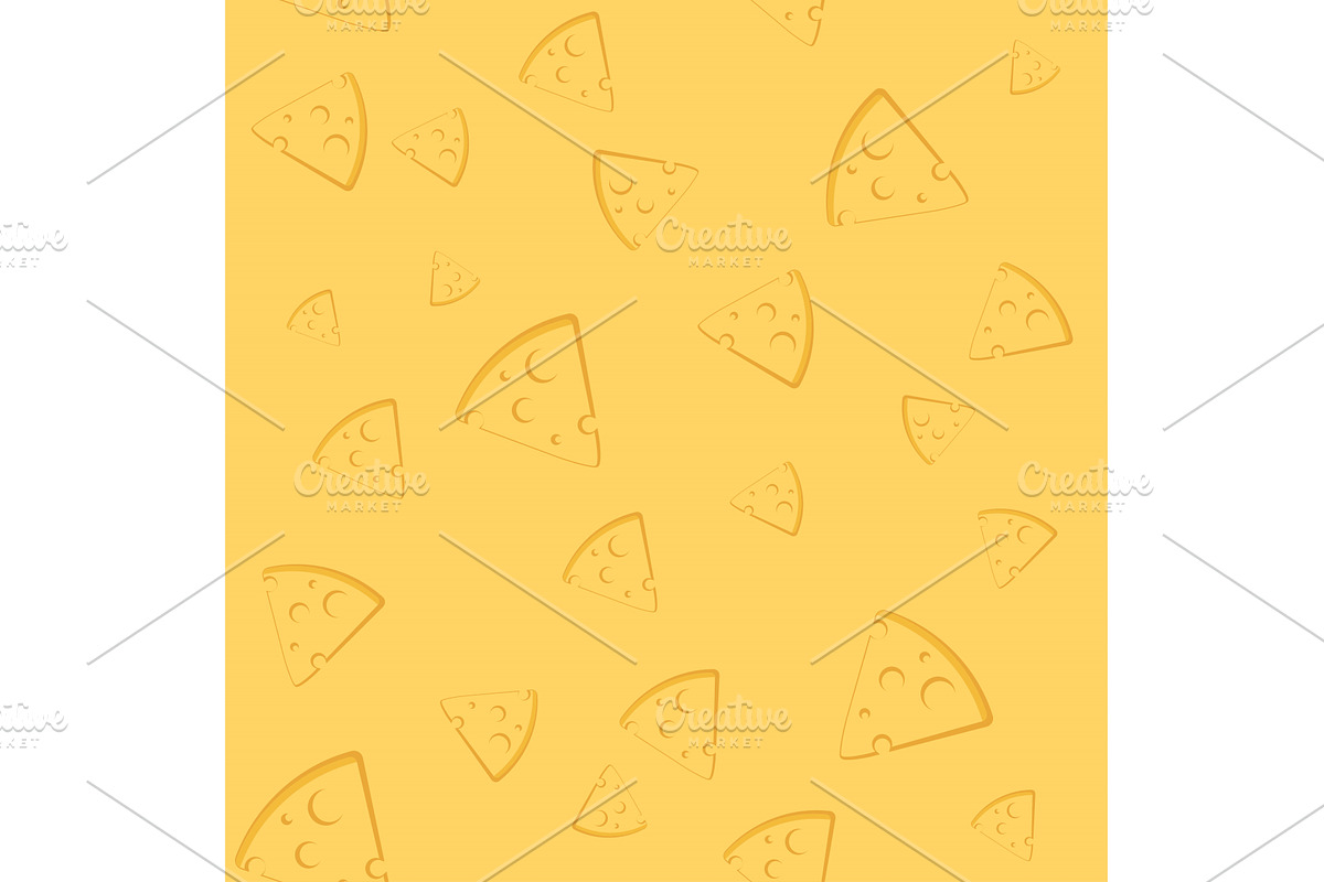 a cheese pattern seamless back with, a Texture Illustration by IfH