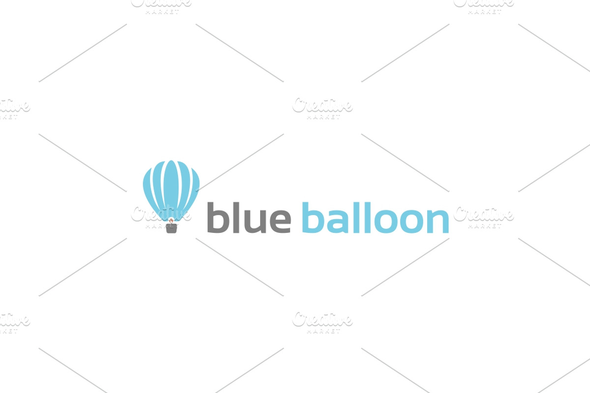 blue balloon, a Branding & Logo Template by Vector (Photo 2 of 4)