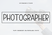 Photographer, a Sans Serif Font by FreshTypeINK (Thumbnail 1 of 8)