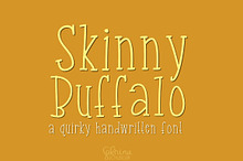Skinny Buffalo- Handwritten font