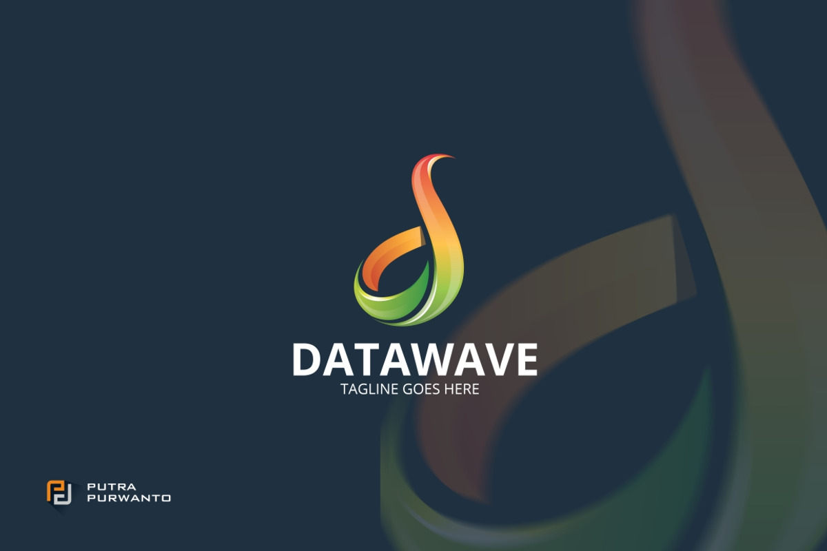 DATAWAVE / Letter D - Logo Template, a Branding & Logo Template by ...