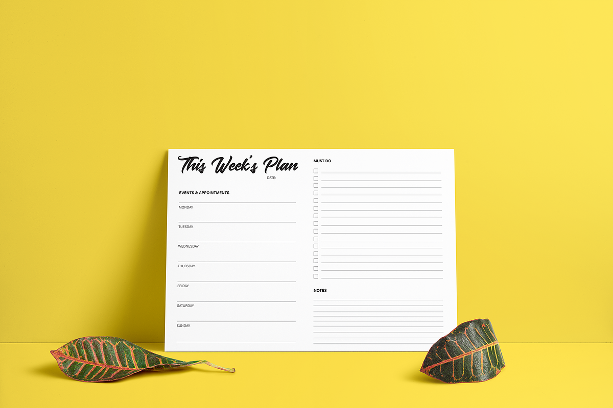 BUNDLE: 4 Styles Planners, a Stationery Template by Outline Design (Photo 12 of 12)