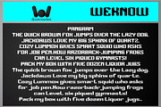 Bomberman font, a Font by weknow (Thumbnail 6 of 9)