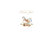 Christmas vintage watercolor clipart, an Illustration by Alisles (Thumbnail 12 of 12)