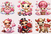 Valentine Cute Camel Clipart, a Seasonal Illustration by Craft Nest (Thumbnail 2 of 5)