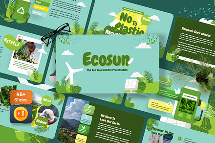 Ecosun - Eco Energy Powerpoint, a Presentation Template by Dhabee