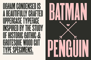 Ogham Condensed - Font