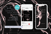 La Nuit Rose Gold Textures, a Texture Graphic by Vintage Digital Textures (Thumbnail 2 of 12)