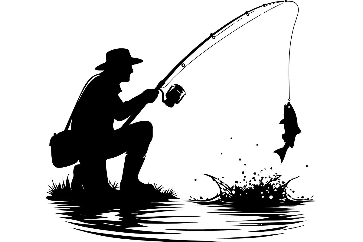Vintage Fishing Scene Bundle, an Object Graphic by Designer_Momina (Photo 5 of 13)