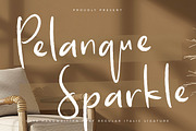 Pelanque Sparkle, a Script Font by Integritype Studio (Thumbnail 1 of 15)