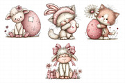 Whimsical Easter Animal Clipart, an Illustration by Daily.Designs (Thumbnail 6 of 8)