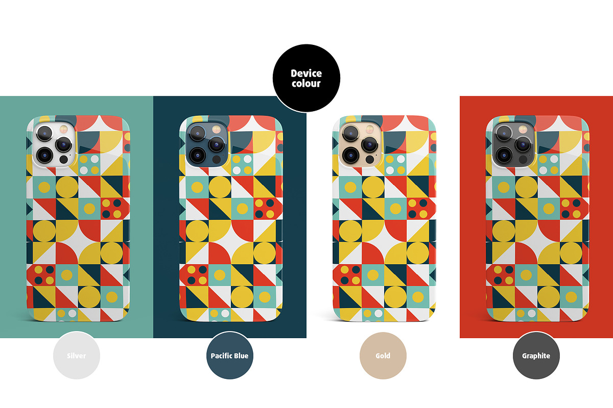 Phone 12 Pro Snap II Case Mock-up, an iPhone Mockup by Colatudo Store (Photo 6 of 8)