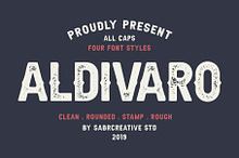Aldivaro Font Family- 4 Font Style
