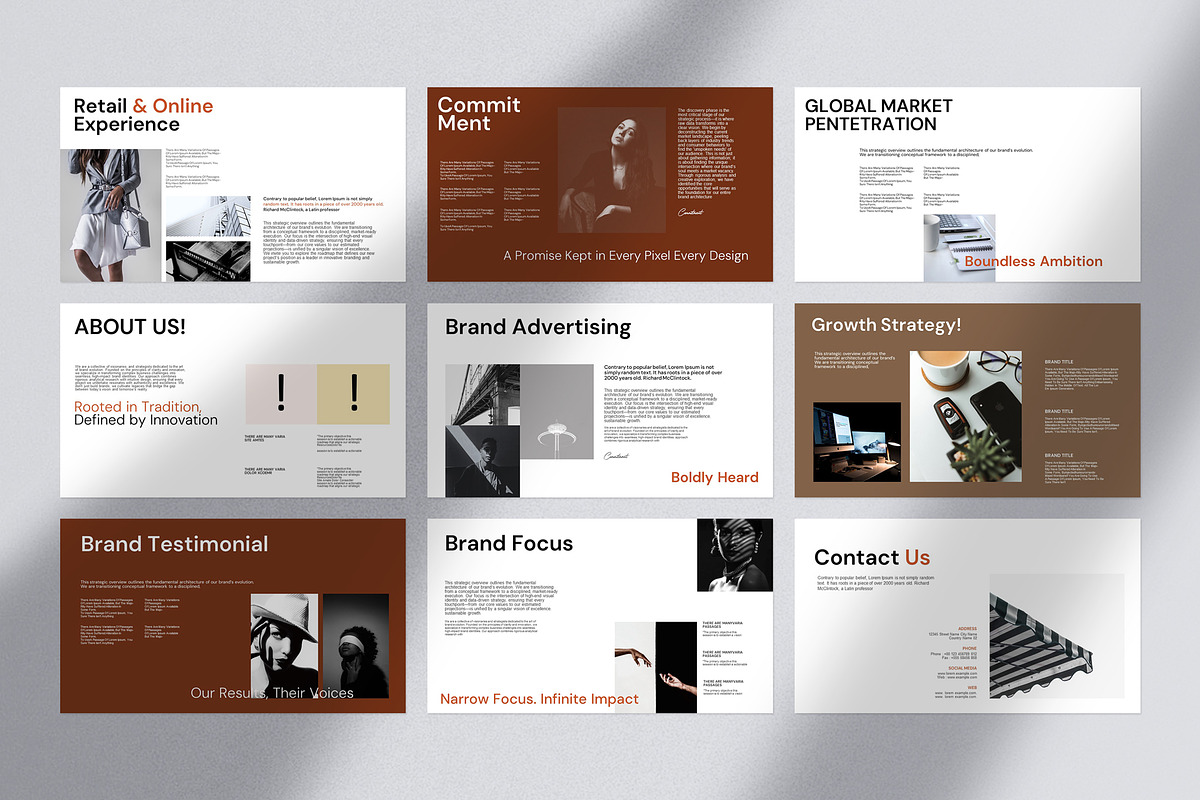 Brand Strategy Presentation Template, a Presentation Template by Slide_Genius1 (Photo 6 of 6)