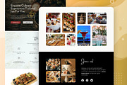 Catering Services Website Template, a Landing Page Template by Kromatic Design Studio (Thumbnail 2 of 10)