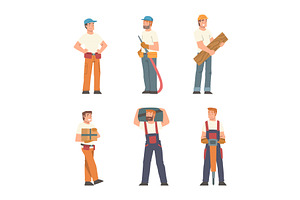 Handyman or Fixer as Skilled Man, a Person Illustration by TopVectors