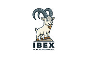 Ibex sheep Mascot Cartoon Logo, an Animal Illustration by Cekal_std (Thumbnail 2 of 3)
