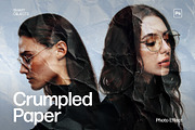 Crumpled Paper Photo Effect Template, a Layer Style Add-On by DesignerCandies (Thumbnail 1 of 7)