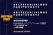 Nesting Display Font, a Sans Serif Font by twinstd (Thumbnail 5 of 10)