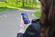 iPhone X in Hands City PSD Mockups, a Product Mockup by Hi, Mock-Up! (Thumbnail 14 of 17)
