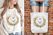 Embroidery Flower Luarel & Butterfly, an Object Graphic by V Design Creator (Thumbnail 6 of 8)
