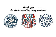 Preppy Soccer Moms Club - 12 PNG, a Sport Illustration by InkyQueenArt (Thumbnail 6 of 6)
