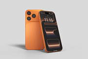 Realistic iPhone 17 Pro Mockup PSD, an iPhone Mockup by MA-KING_ART (Thumbnail 2 of 3)