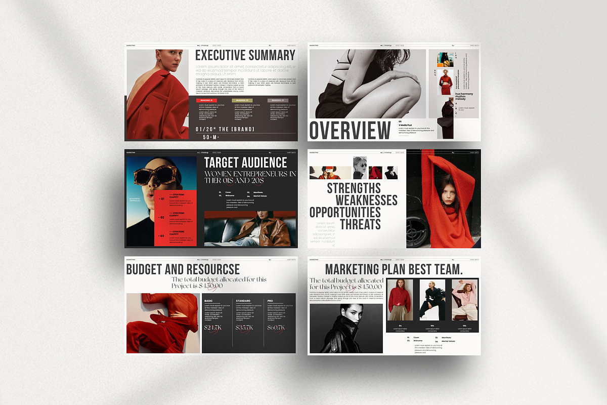 HAUS Marketing Plan Template, a Presentation Template by Aura Agency (Photo 7 of 11)