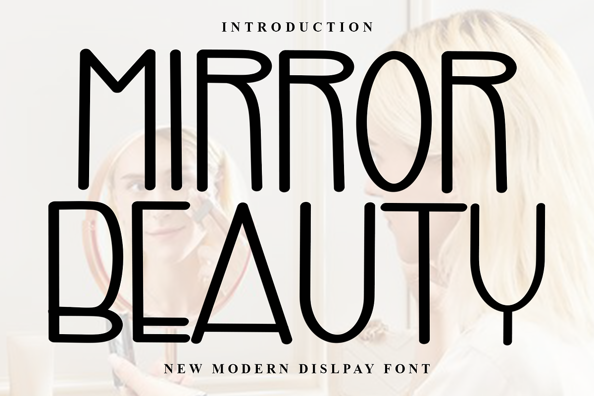Mirror Beauty, a Sans Serif Font by FreshTypeINK (Photo 1 of 7)
